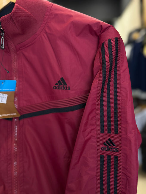 ADIDAS MEN’S REVERSIBLE WINTER JACKET TWO-SIDE WEAR | RED