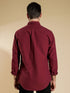 POLO RALPH LAUREN SLIM FIT OXFORD SHIRT | MAROON