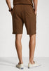 POLO RALPH LAUREN T-SHIRT & SHORT CO-ORD SET CUSTOM SLIM FIT | BROWN