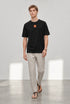 HERMES PARIS T-SHIRT LUXURY MERCERIZED COTTON | BLACK