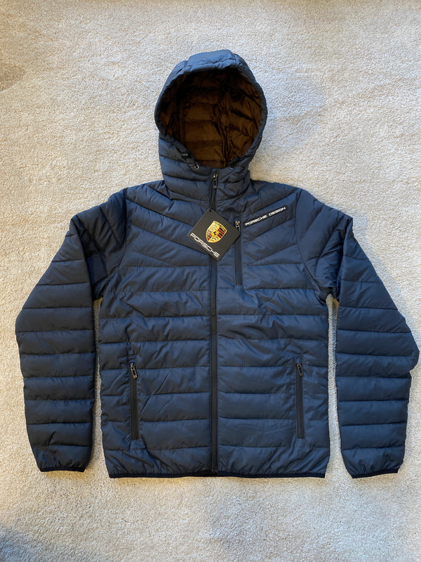 PORSCHE PREMIUM PUFFER JACKET FOR MEN | NAVY