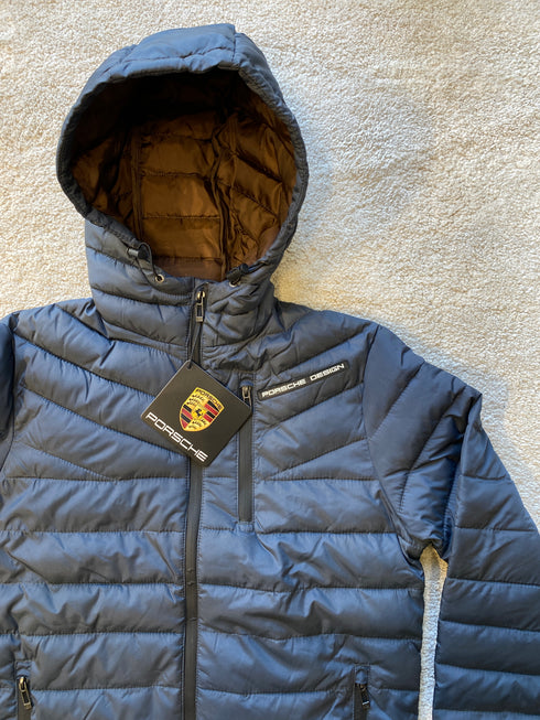 PORSCHE PREMIUM PUFFER JACKET FOR MEN | NAVY