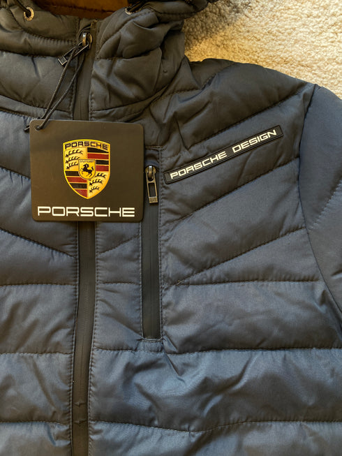 PORSCHE PREMIUM PUFFER JACKET FOR MEN | NAVY