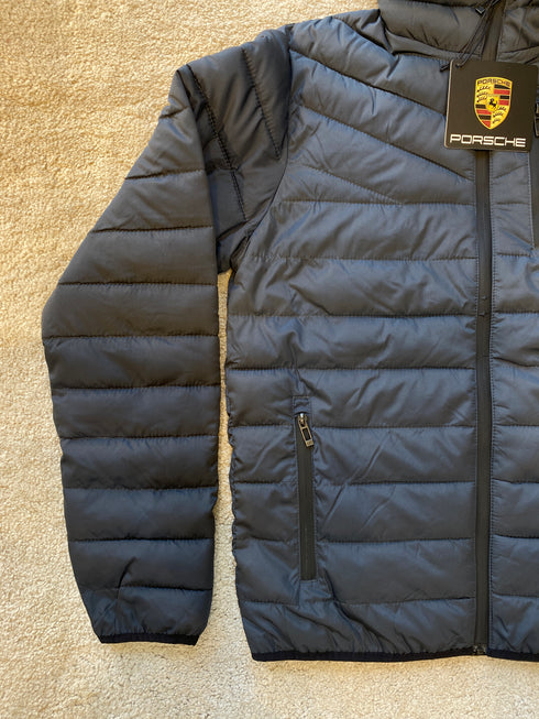 PORSCHE PREMIUM PUFFER JACKET FOR MEN | NAVY