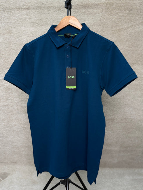 HUGO BOSS PADDY STRETCH-COTTON POLO SHIRT | ROYAL BLUE