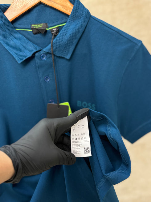 HUGO BOSS PADDY STRETCH-COTTON POLO SHIRT | ROYAL BLUE