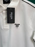 PRADA PIQUE MEN'S POLO EMBROIDERY LOGO | WHITE