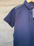 PRADA PIQUE MEN'S POLO EMBROIDERY LOGO | NAVY BLUE