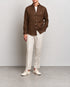 POLO RALPH LAUREN SLIM FIT LINEN SHIRT | CHOCOLATE BROWN