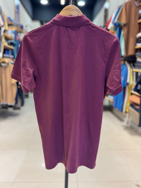 JACK & JONES PLAIN POLO | MAROON
