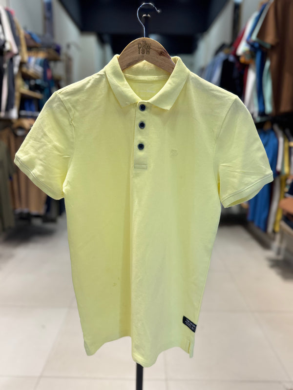 TOM TAILOR PREMIUM POLO SHIRT | YELLOW