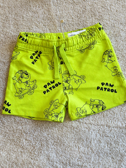 LEFTIES CANINE PATROL NICKELODEON POLO SHIRT AND SHORT SET | WHITE / YELLOW