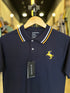 GIORDANO EMBROIDERY SHIRT 3D LION POLO MEN | NAVY