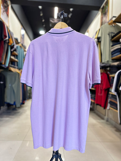 KAPPA PREMIUM LAVENDER POLO SHIRT WITH ICONIC LOGO | PINK