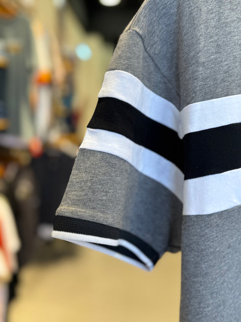 SCOTT JAMES PREMIUM MEN'S V-NECK T-SHIRT | GREY