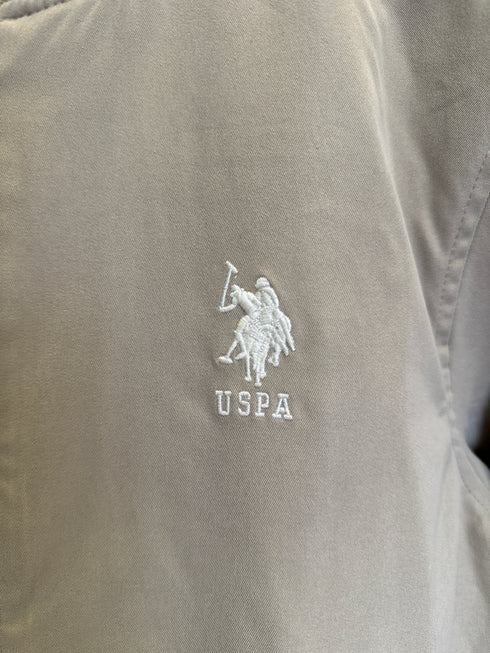 US POLO ASSN. PREMIUM WATER-RESISTANT REVERSIBLE JACKET IMPORTED | BEIGE