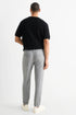 C&A CHINOS TAPERED FIT TEXTURED | LIGHT GREY