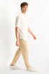 C&A CHINOS TAPERED FIT TEXTURED | LIGHT BEIGE