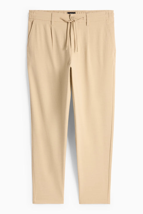 C&A CHINOS TAPERED FIT TEXTURED | LIGHT BEIGE