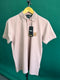 HUGO BOSS METALLIC PATCH LOGO AND SIGNATURE PRINT | LIGHT PEACH