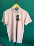 HUGO BOSS METALLIC PATCH LOGO AND SIGNATURE PRINT | LIGHT PEACH