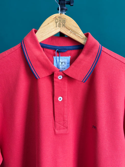 MILANO BASIC COTTON POLO SHIRT | RED