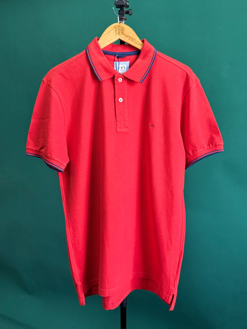 MILANO BASIC COTTON POLO SHIRT | RED