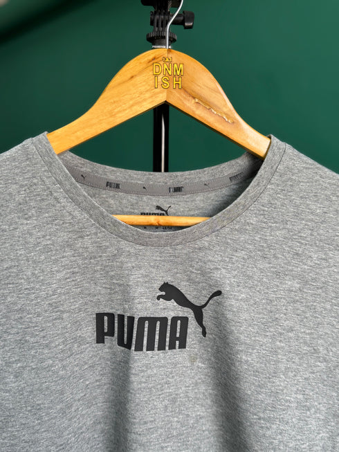 PUMA COLORBLOCKED ACTIVE T SHIRT | GREY