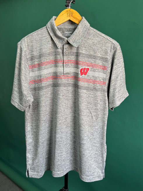OREGON DUCKS POLO SHIRT MEN | GREY