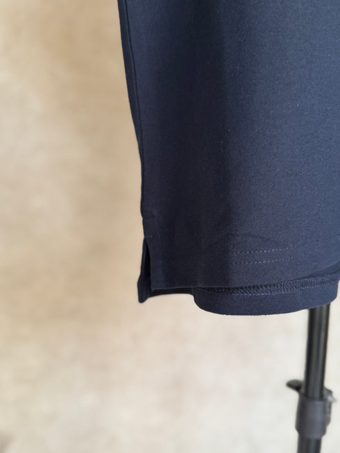 BURBERRY MEN'S POLO SHIRT WITH EMBROIDERED LOGO | NAVY BLUE