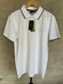 HUGO BOSS POLO SHIRT WITH EMBROIDERED LOGO | WHITE
