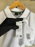 HUGO BOSS POLO SHIRT WITH EMBROIDERED LOGO | WHITE