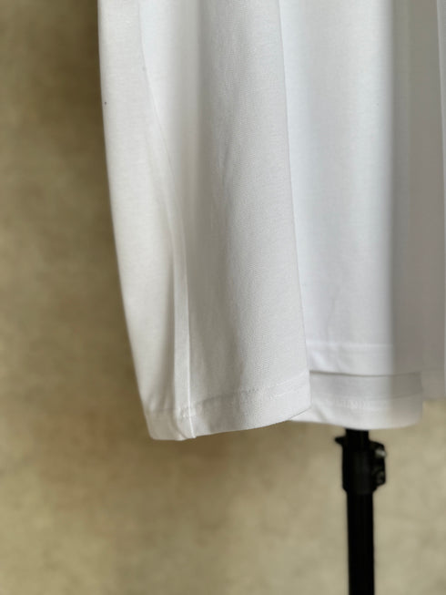 HUGO BOSS POLO SHIRT WITH EMBROIDERED LOGO | WHITE