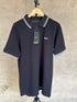 HUGO BOSS REGULAR-FIT POLO SHIRT WITH EMBROIDERED LOGO | NAVY
