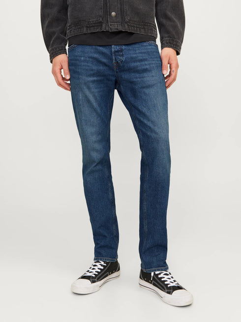 JACK & JONES relaxed fit dark blue jeans for men