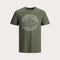 JACK & JONES LOUNGEWEAR MEN'S COTTON T-SHIRT | DUSTY OLIVE GREEN