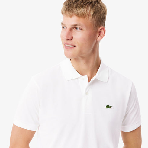 LACOSTE MEN'S SLIM FIT ORIGINAL L.12.12 POLO | WHITE