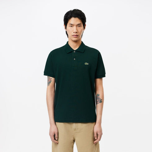 LACOSTE CLASSIC FIT L.12.12 ORIGINAL PIQUE POLO SHIRT | DARK GREEN