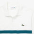 LACOSTE MEN SLIM SHORT SLEEVE EMBROIDERED LOGO SHIRT | WHITE