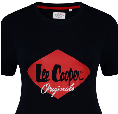 LEE COOPER. ORIGINALS T-SHIRT REGULAR FIT UNISEX | BLACK