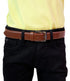 DENIMISH - LEATHER BELTS MEN | LIGHT BROWN