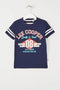 Lee Cooper Boys' T-Shirt in Blue – Soft cotton tee for kids. Trendy, comfortable, and perfect for everyday wear. Shop premium Lee Cooper t-shirts now!