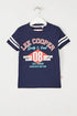 Lee Cooper Boys' T-Shirt in Blue – Soft cotton tee for kids. Trendy, comfortable, and perfect for everyday wear. Shop premium Lee Cooper t-shirts now!