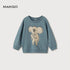 MANGO OCEAN BLUE KOALA PRINTED SWEATSHIRT | KIDS