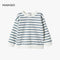 MANGO GREY STRIPED SWEET DISASTER SWEATSHIRT | KIDS