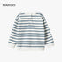MANGO GREY STRIPED SWEET DISASTER SWEATSHIRT | KIDS