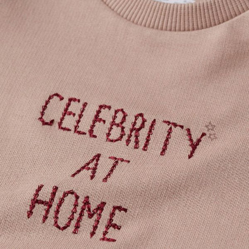 MANGO PASTEL PINK CELEBRITY AT HOME SWEATSHIRT | KIDS