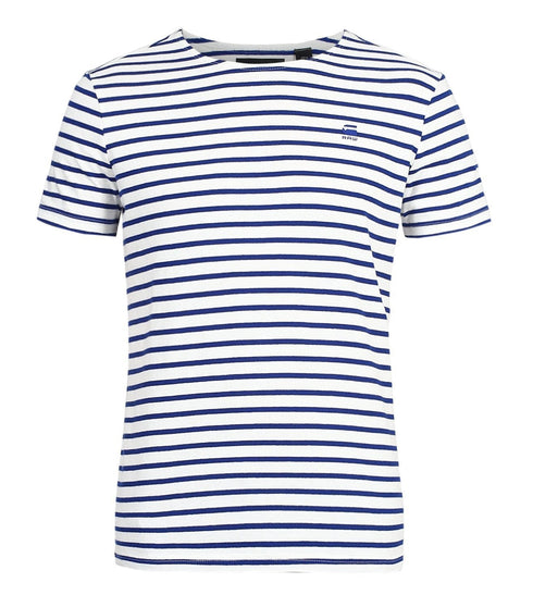 G-STAR RAW T-SHIRT SLIM FIT ROUND NECK | WHITE