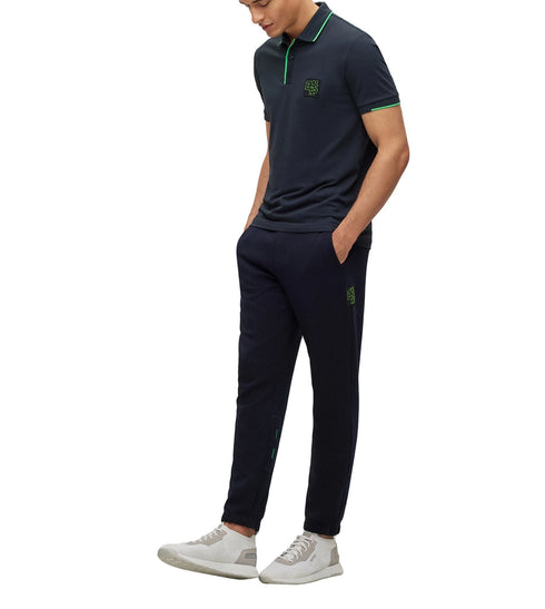 HUGO BOSS PAUL BADGE POLO SHIRT | BLACK