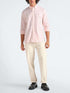 TOMMY HILFIGER - STRETCH SLIM FIT - SHIRT | WHITE / LIGHT PINK